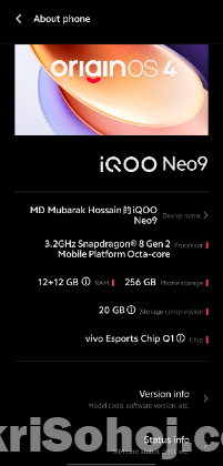 iQOO Neo 9